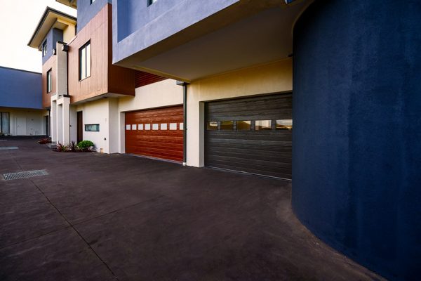 Slimline Terrain with windows Garage Doors