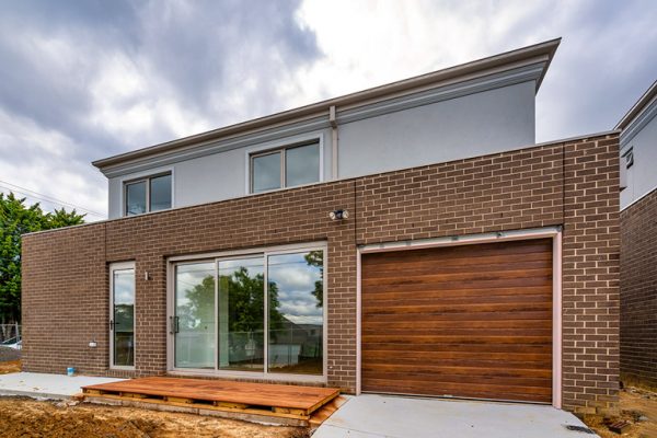 Portabella Finish (Knotted Walnut) Garage Doors