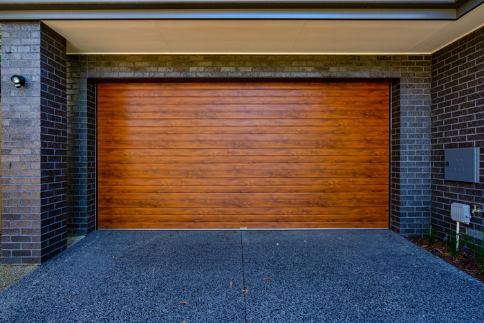 Portabella Finish (Golden Oak) Garage Doors