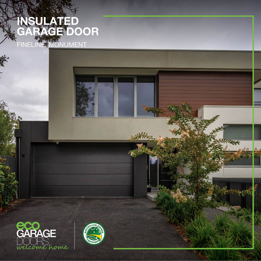 Insulated Garage Door, Fineline, Monument